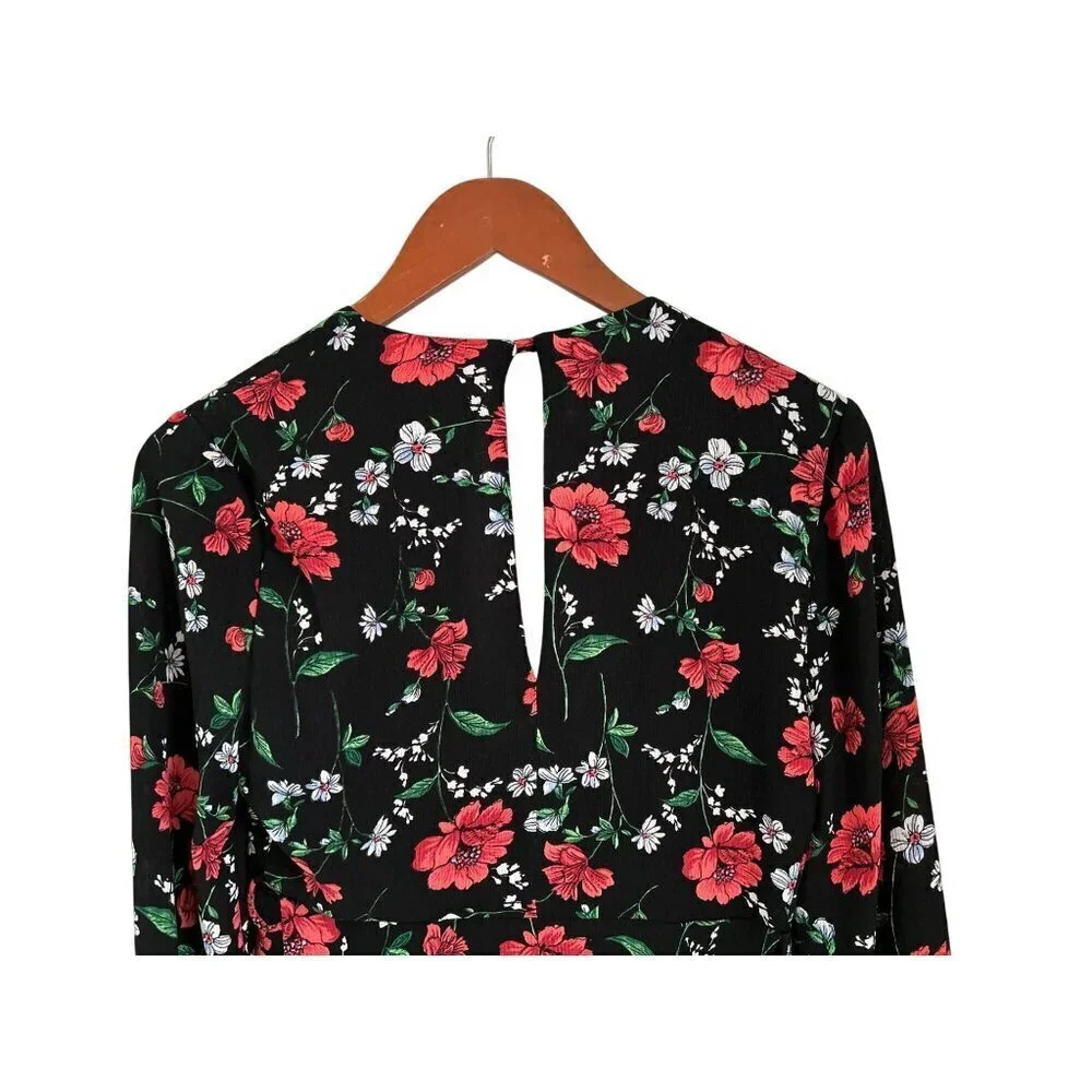 LUSH Floral Peasant Dress Size XS
